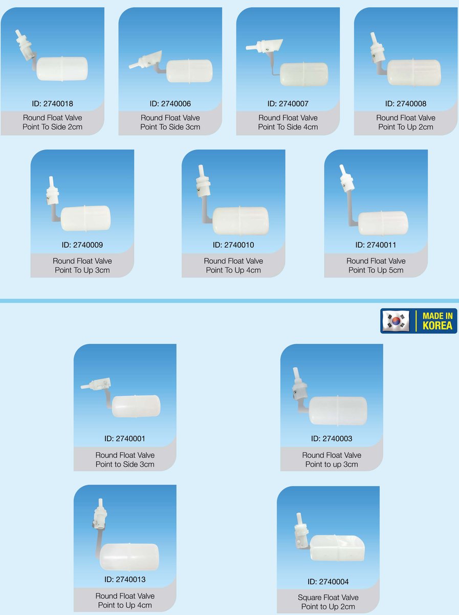 Float Valves (Round and Square)